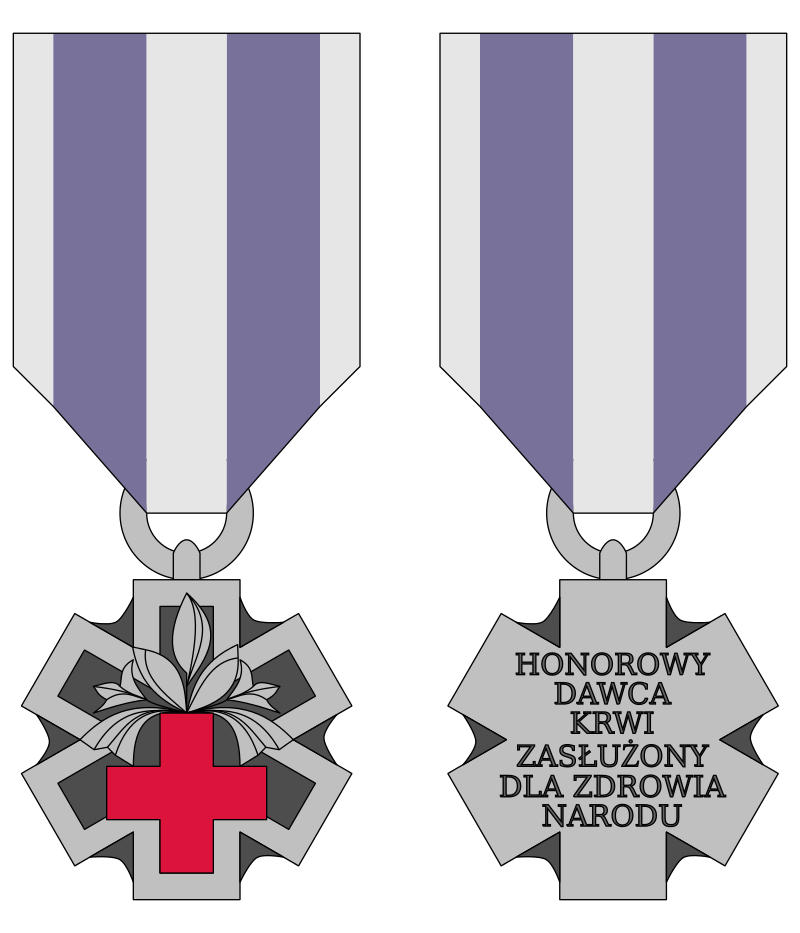 Odznaka Honorowy Dawca Krwi - Zasłużony dla Zdrowia Narodu